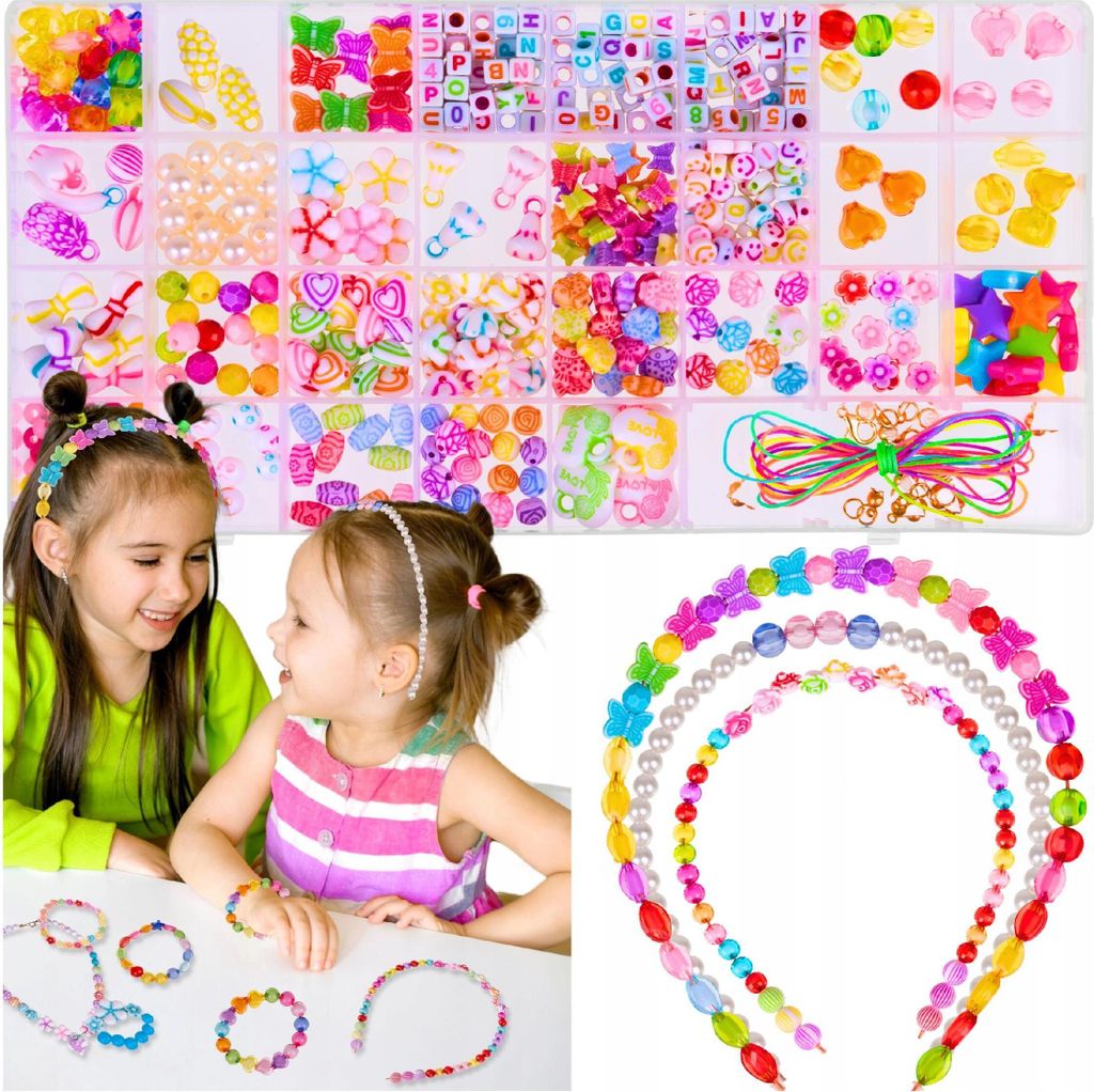 EBRAN - Set di perline per braccialetti Perline per la Immagine del prodotto 