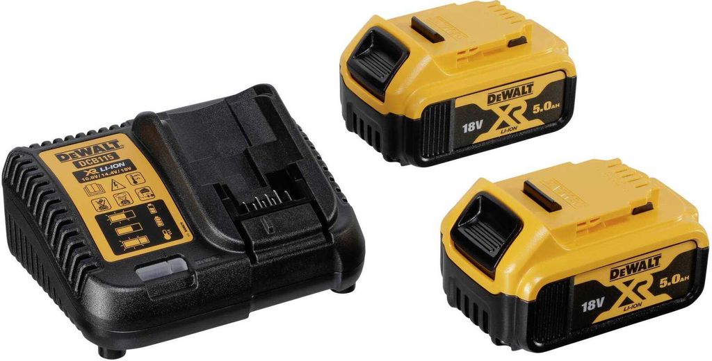 Štartovacia sada batérií DCB 115 P2 18 V 5 Ah DEWALT Obrázok produktu