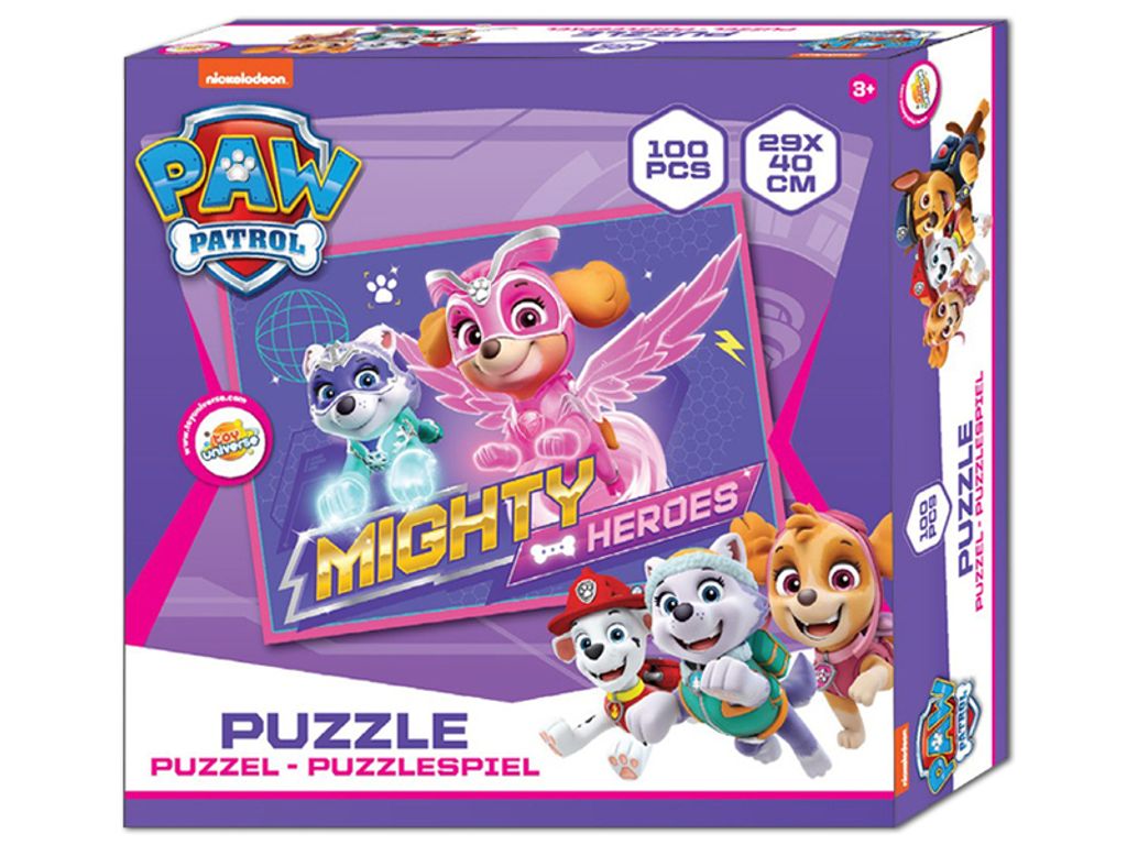 Puzzle Paw Patrol Mighty Heroes - 100 Teile Produktbild 