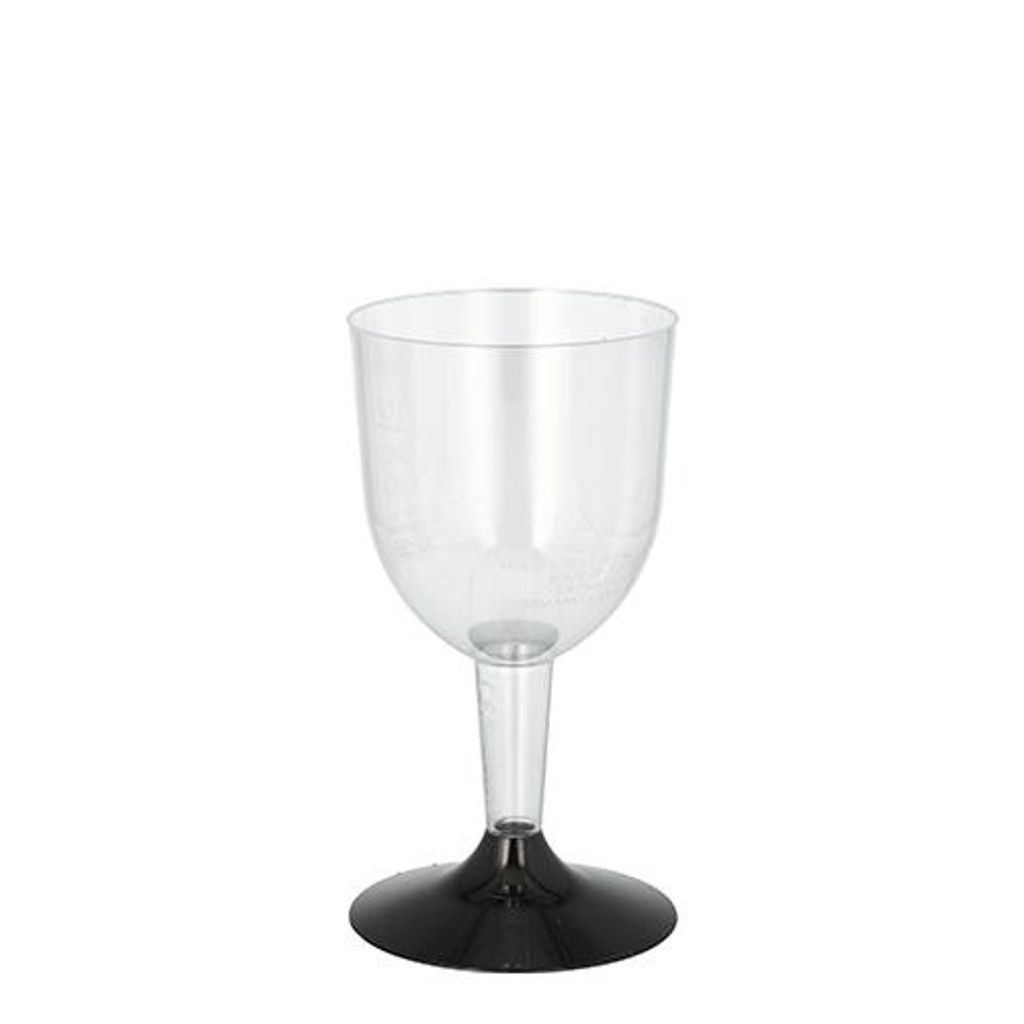 120x Einweg-Weißweingläser, 0,1 l, glasklar, PS, Ø 6,7 cm, 11 cm