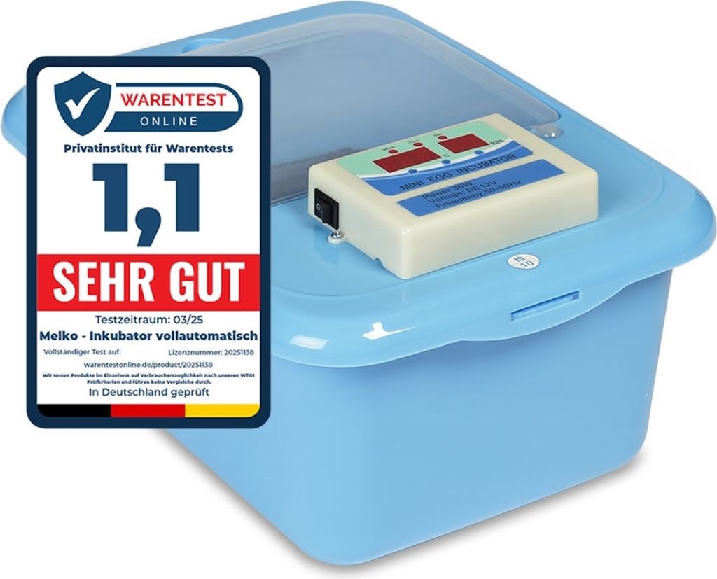 Incubatrice completamente automatica per 18 uova Immagine del prodotto 