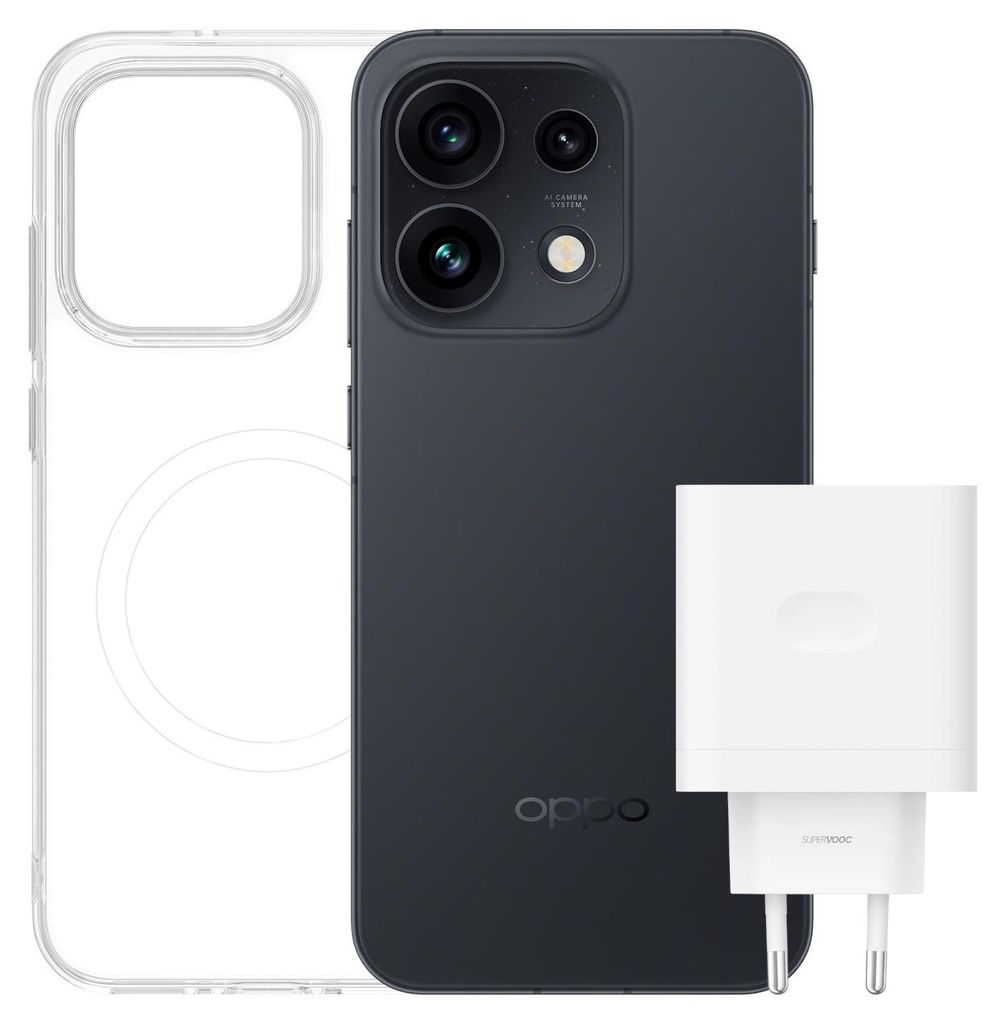 OPPO Reno16 Pro 5G Starlight Black Box Immagine del prodotto 