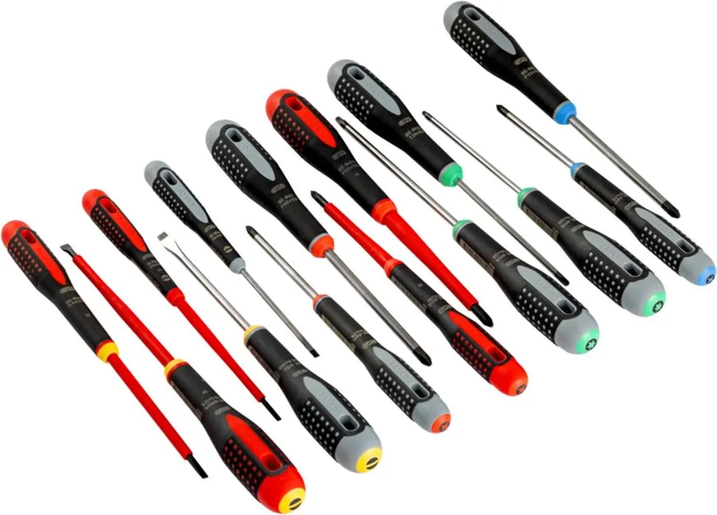 Kit de tournevis Bahco Ergo pour travaux de maintenance et bricolage