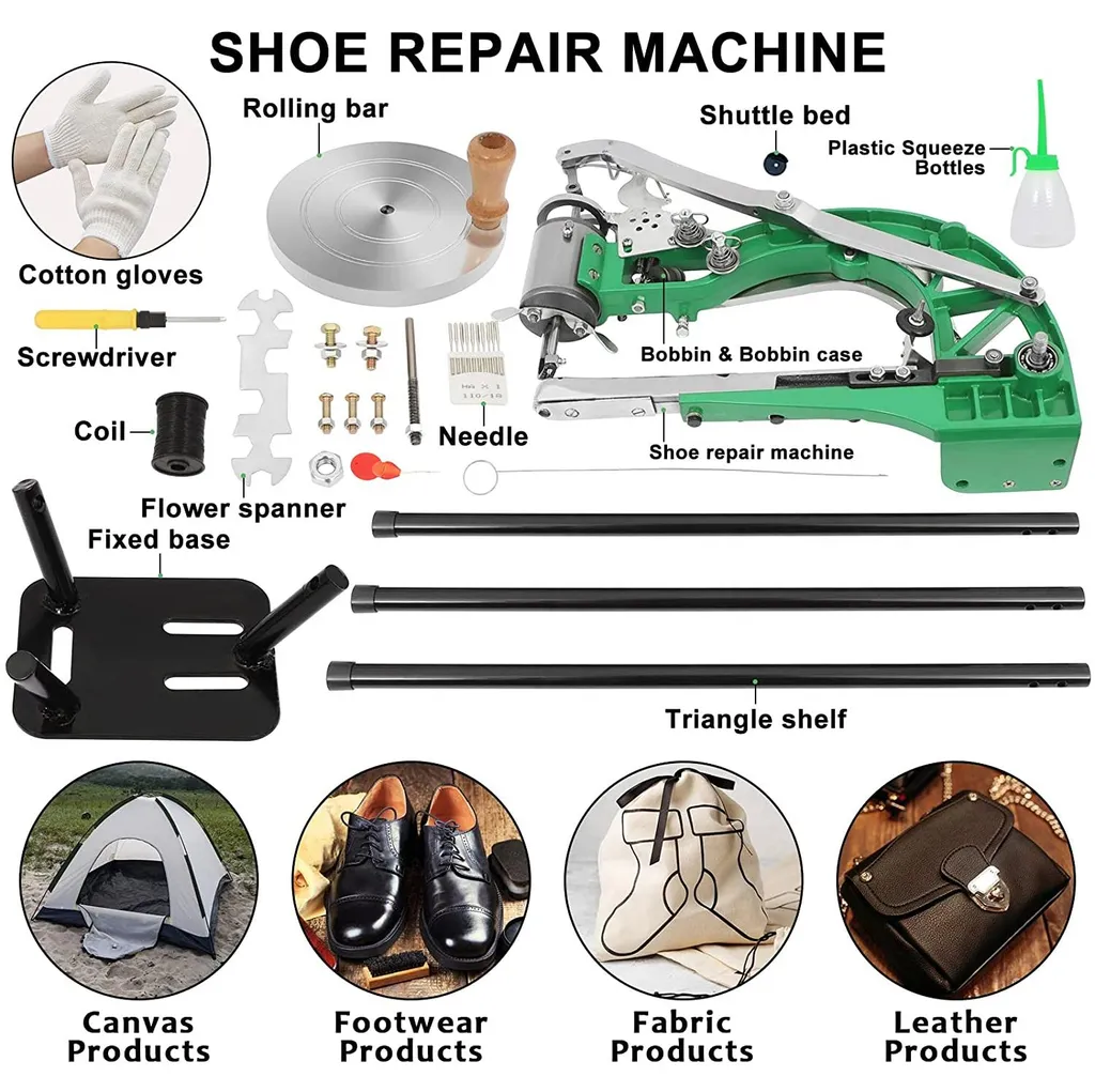 Machine manuelle pour restaurer chaussures et sacs en cuir gris clair