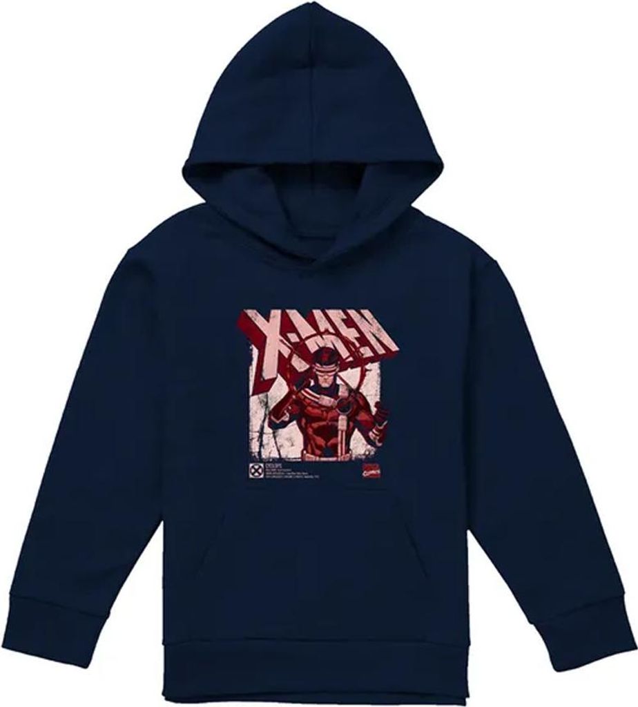 X-Men - "Info" Kapuzenpullover für Kinder, Zum Überziehen TV22525 (152-158) (Marine)