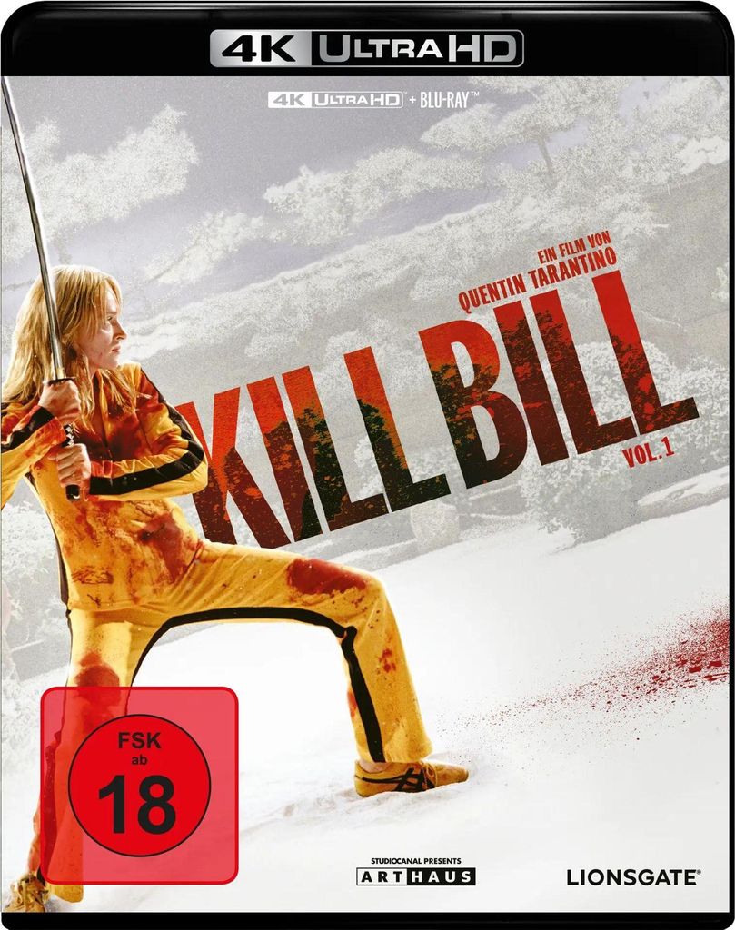 PLAION Kill Bill - Volume 1 (4K-UHD + Blu-ray), Film, Blu-ray, Deutsch, Englisch, 111 min, Kill Bill: Volume 1, Aktion
