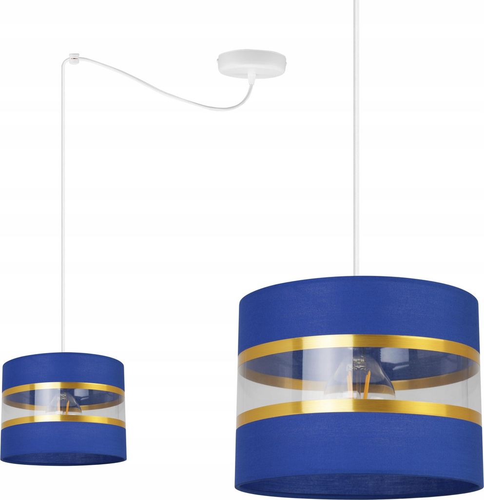 Moderne Pendelleuchte Kronleuchter mit Lampenschirm – Hängelampe Deckenlampe für Wohnzimmer, Esszimmer und Schlafzimmer