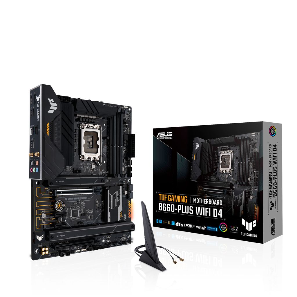 Asus Tuf Gaming B660-Plus Wifi D4 Lga1700 Ddr4 Atx Mb Zdjęcie produktu 