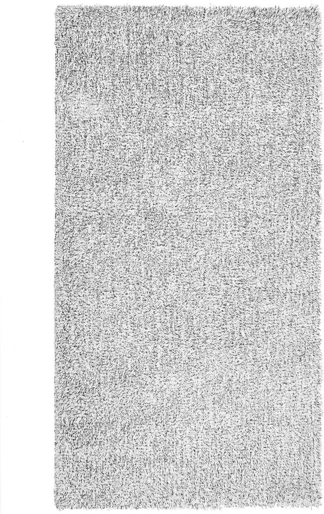 BELIANI Läufer Teppich Grau Meliert Polyester 80 x 150 cm Rechteckig Hochflor Modern Maschinengetuftet Fußbodenheizung Geeignet Wohnzimmer Schlaf...