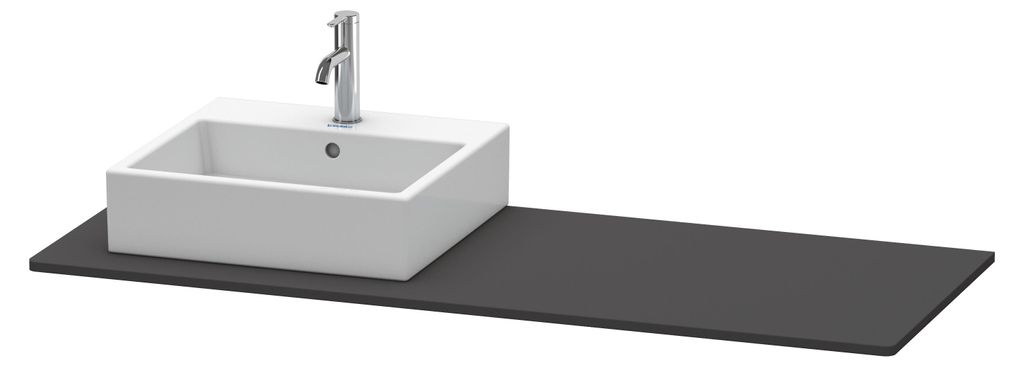 DURAVIT XS060GL8080 Konsole XSquare m. Ausschnitt links