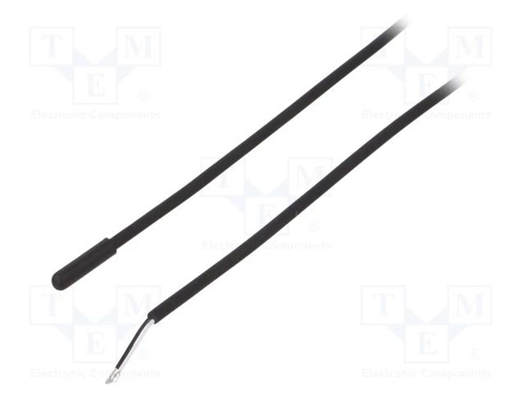Sensor: Temperatur; Pt1000; 1kΩ; Kl.B; Außenmaße: Ø5x20mm; L: 1,5m TT02-PT1000B-1D-T105-1500 Temperatursens. - Widerstandsthermometer