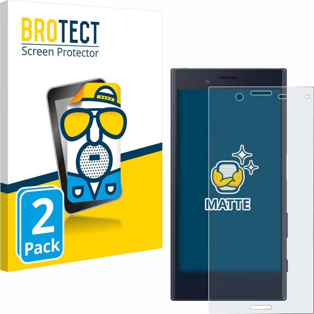 2x BROTECT Schutzfolie für Sony Xperia X Compact Displayschutz Displayschutzfolie Folie Matt Entspiegelungsfolie