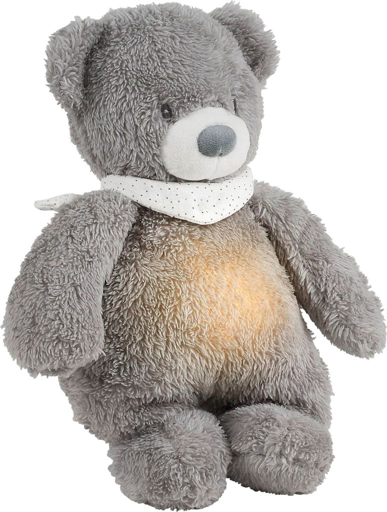 Nattou Sleepy Nachtlicht Kuschtier Bär Grau Produktbild 2