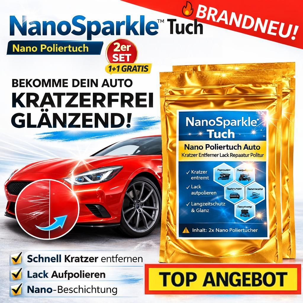 NanoSparkle™ Tuch Nano Poliertuch Auto Kratzer Entferner Produktbild 