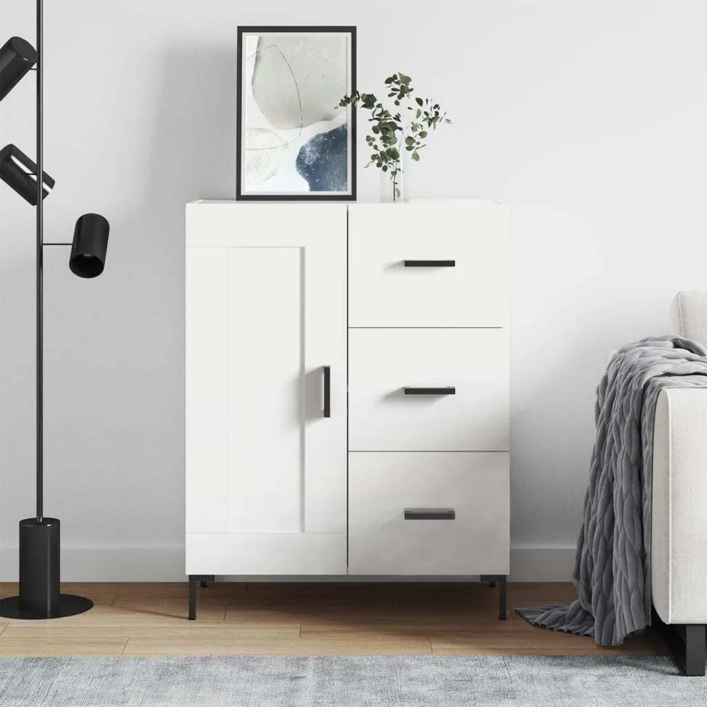 vidaXL Credenza 2 Ante Bianca 90cm | Mobile Dispensa e Contenitore