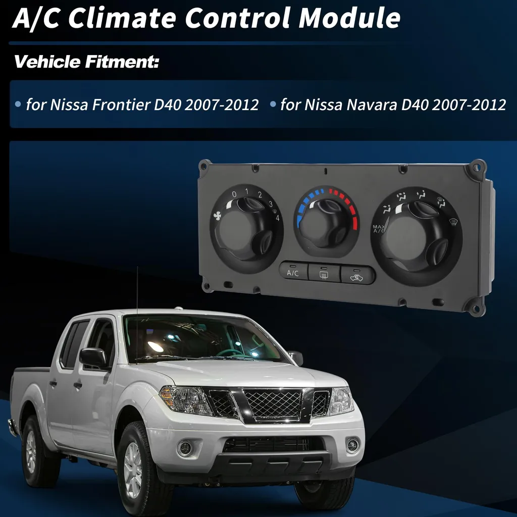 Commande Chauffage Nissan Frontier Navara D40 2007-2012 27510-JS60B - 3