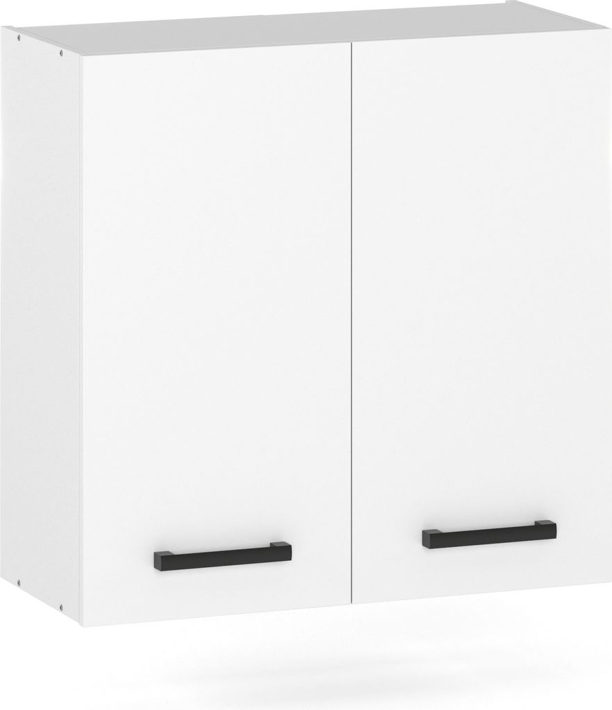 ULWEHOME Hängeschrank 60 cm mit 2 Fronten, Weiß matt | Produktbild 