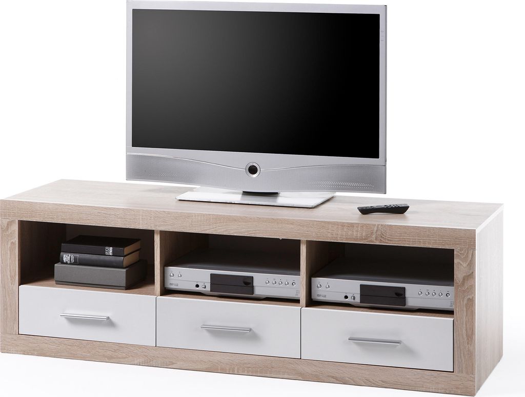TV-Lowboard Unterschrank Fernsehtisch HiFi Schrank Sideboard Rack "Lisetta II"