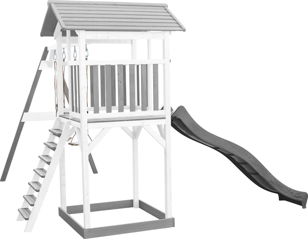 AXI Beach Tower Spielturm aus Holz in Weiß & Grau | Produktbild 5