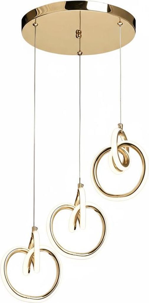 Lampadario A Sospensione Toolight Lhj093-3Cp Gold Immagine del prodotto 