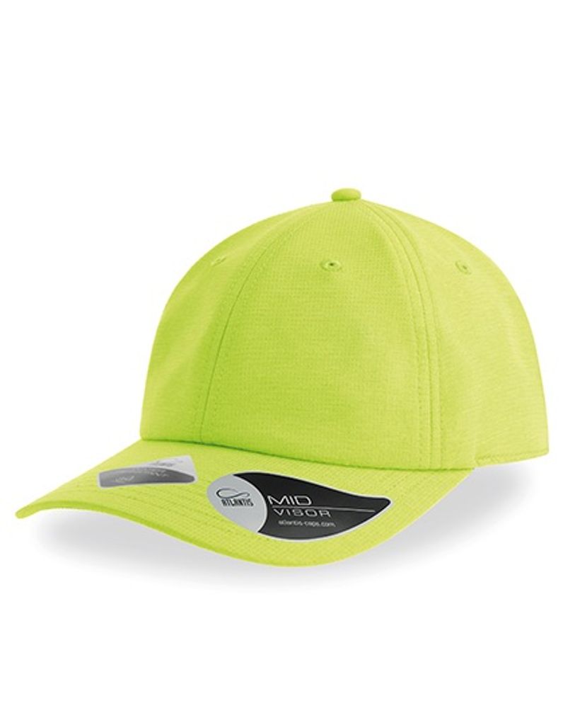 Atlantis ENERGY | Energy Cap, 6-Panel-Cap - Farbe: Yellow Fluo - Größe: One Size