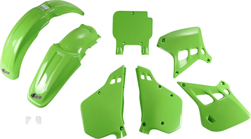 Carénage moto cross UFO pour Kawasaki KX 125 cm3 modèle 1990 à 1991 vert
