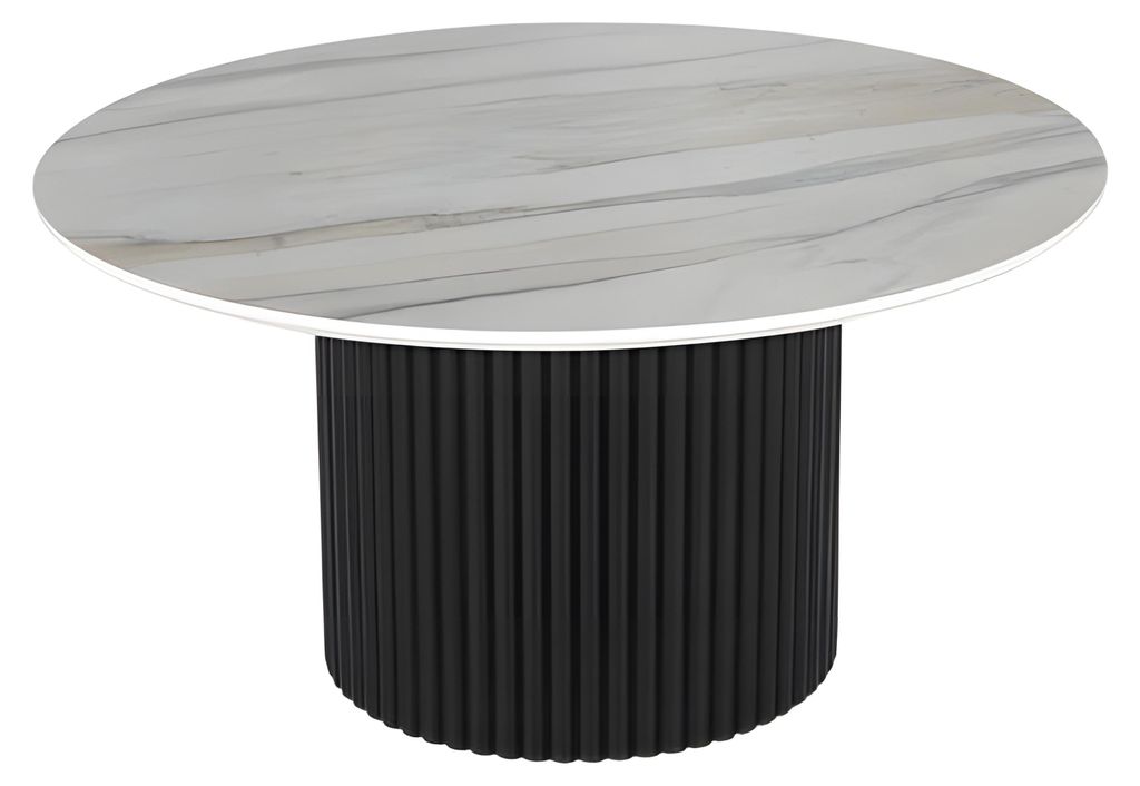 Moderner grauer Couchtisch aus Holz
