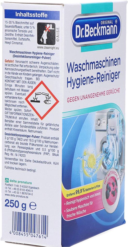 Dr. Beckmann Waschmaschinen Hygiene Reiniger 250g - Saubere Produktbild 23