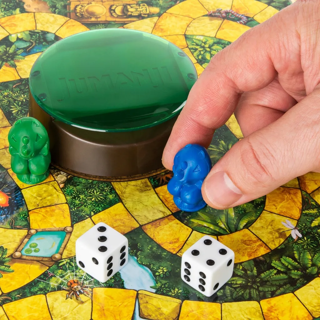 Jeu Jumanji Version Bois : édition deluxe avec accessoires authentiques