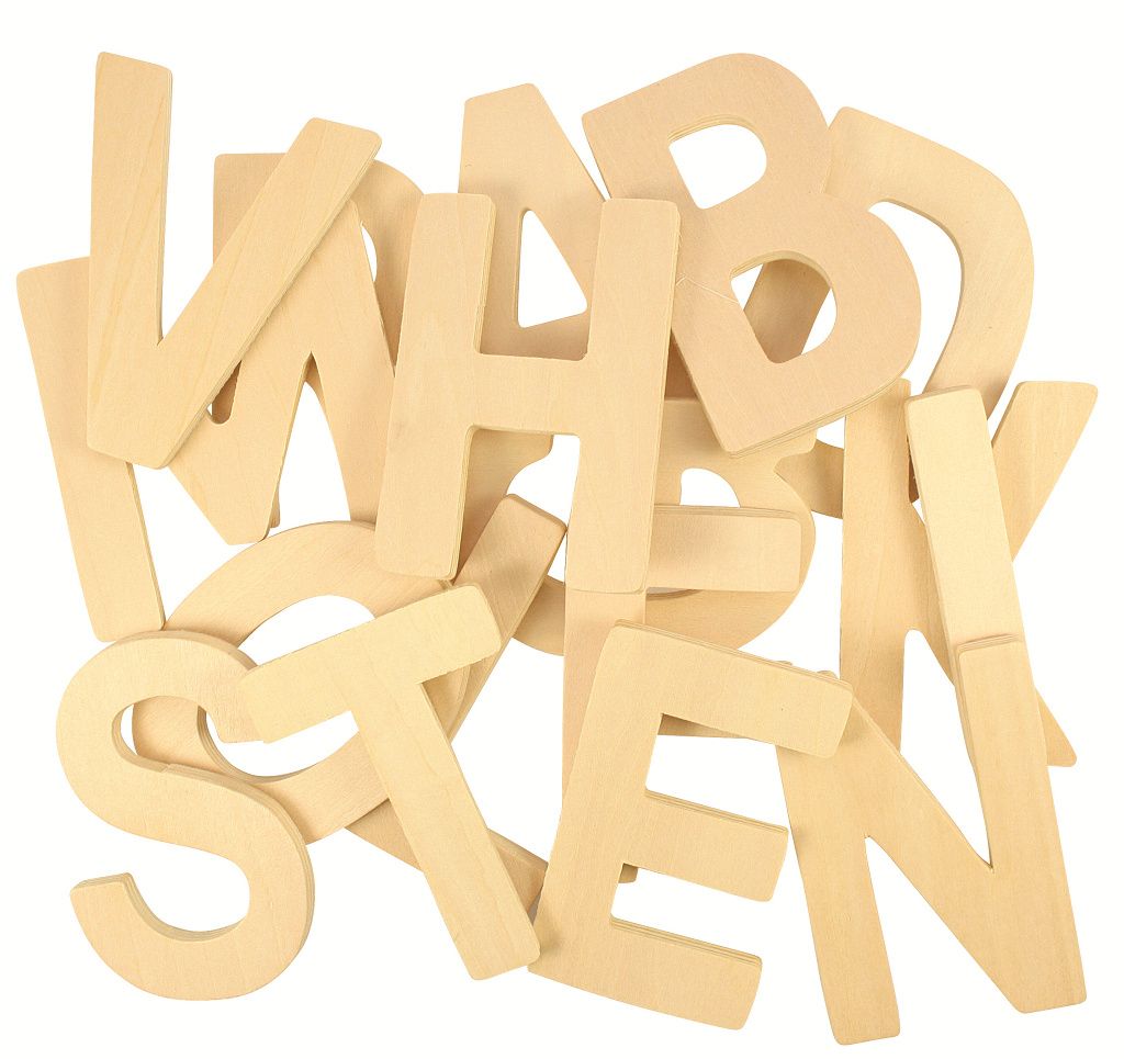 Bigjigs Großbuchstaben-ABC-Zeichenschablonen Produktbild 