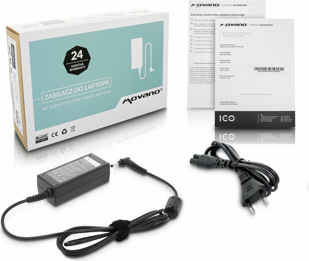 Ladegerät für Lenovo 20 V 2,25 A 45 W 4,0 x 1,7 mm Produktbild 