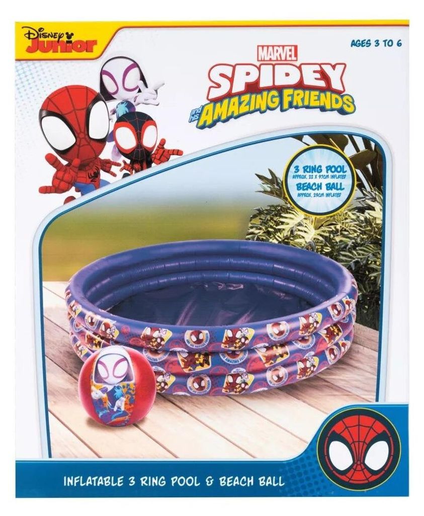 Spiderman Spiderman Spidey Friends 3-Ringe Kinderpool und