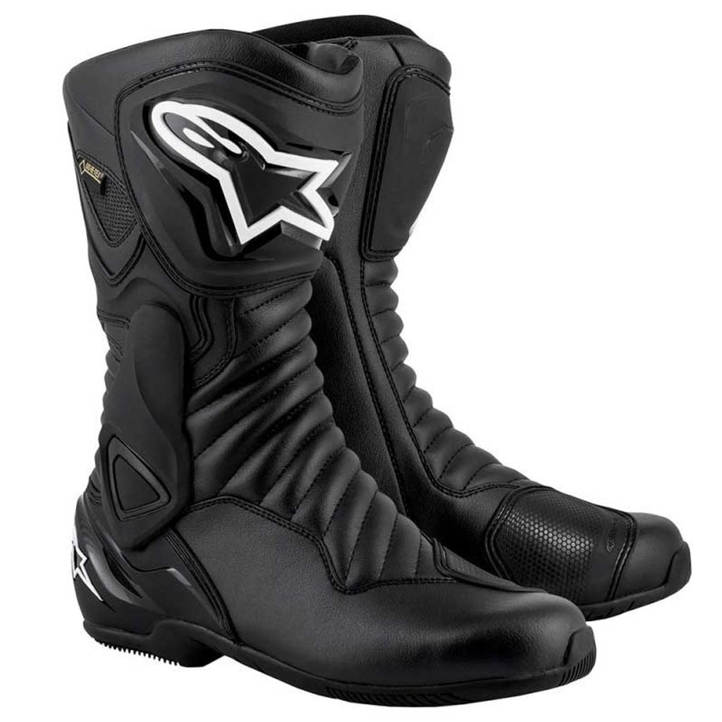 Alpinestars SMX-6 V2 Gore-Tex Motorradstiefel, schwarz, 36