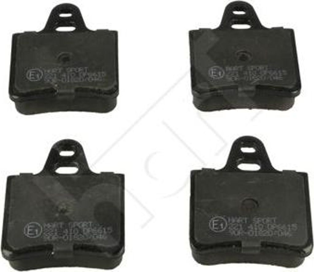 HART 221 410 Bremsbelagsatz, Scheibenbremse OE 75519956 kompatibel mit BX
