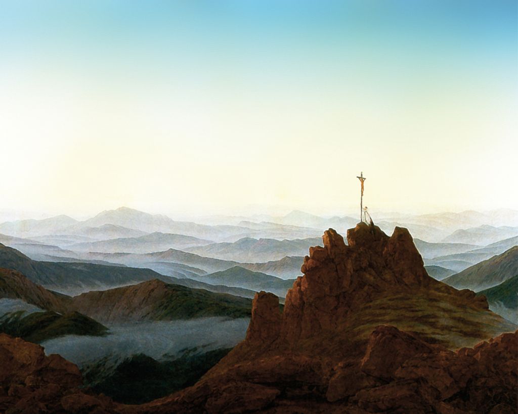 Caspar David Friedrich Kunstdruck Bild - Morgen Im Produktbild 