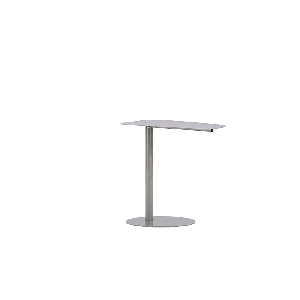 Table d'angle SanJose gris clair - Bureau de coin compact et moderne