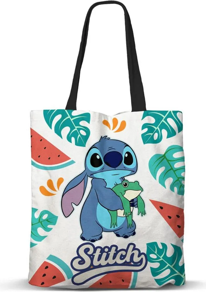 Borsa Disney Stitch Karactermania Shopping Bag Multicolore Rana
