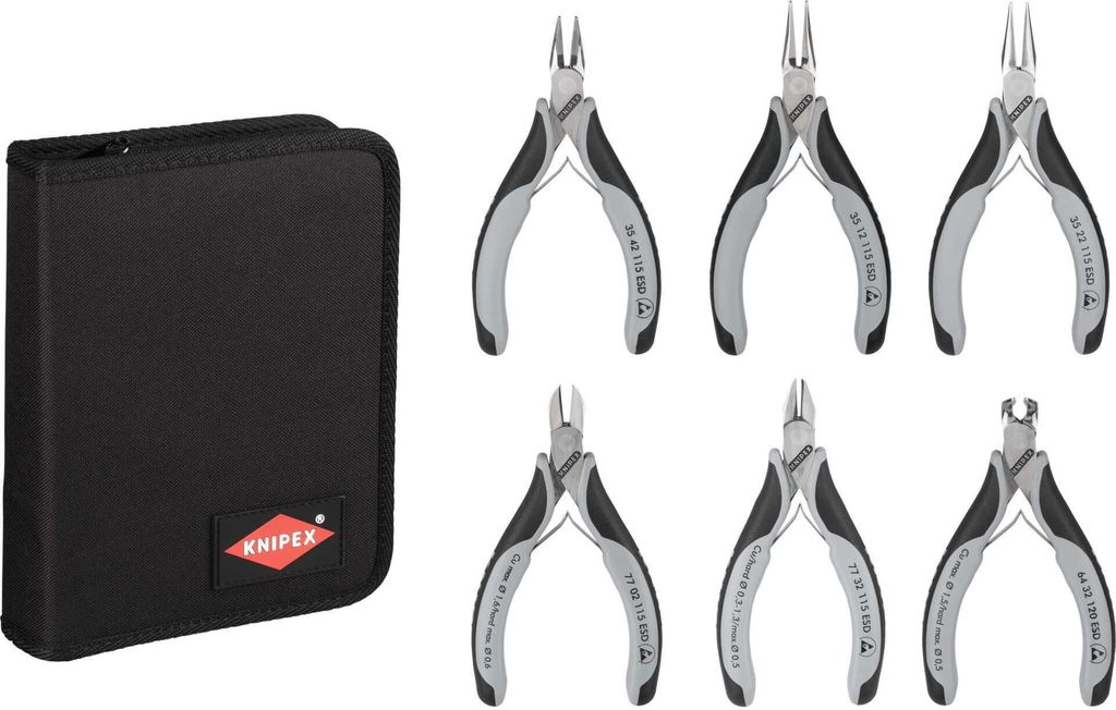 Knipex Elektronikzangen- Set ESD