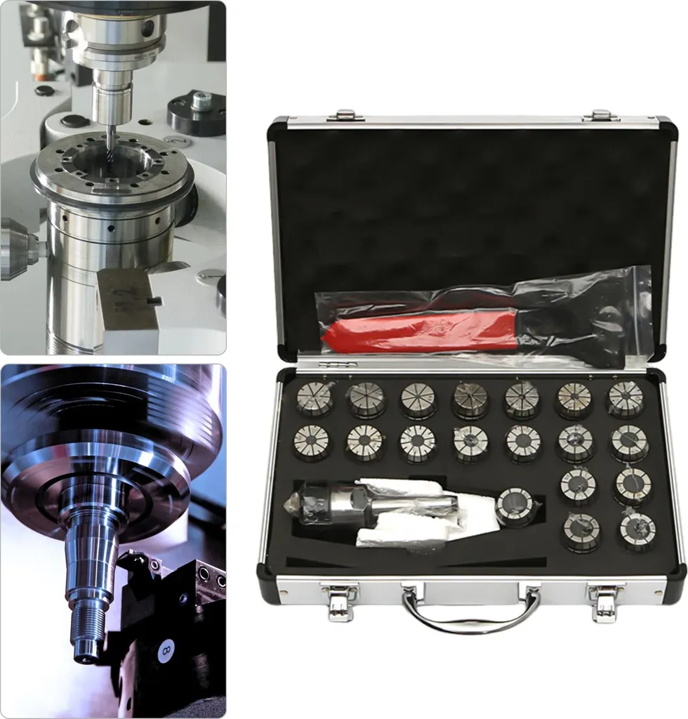 Assortiment mâchoires ressort 19 pièces pour usinage et fraisage CNC
