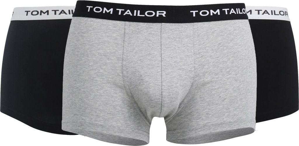 TOM TAILOR Hip Pants 3er Pack - anthra-melange-black (9300) - L