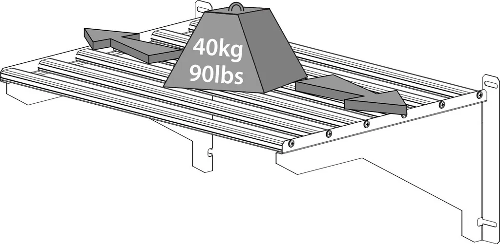 Plan de travail pour serre PALRAM argent - Support de rempotage 8048 - 6