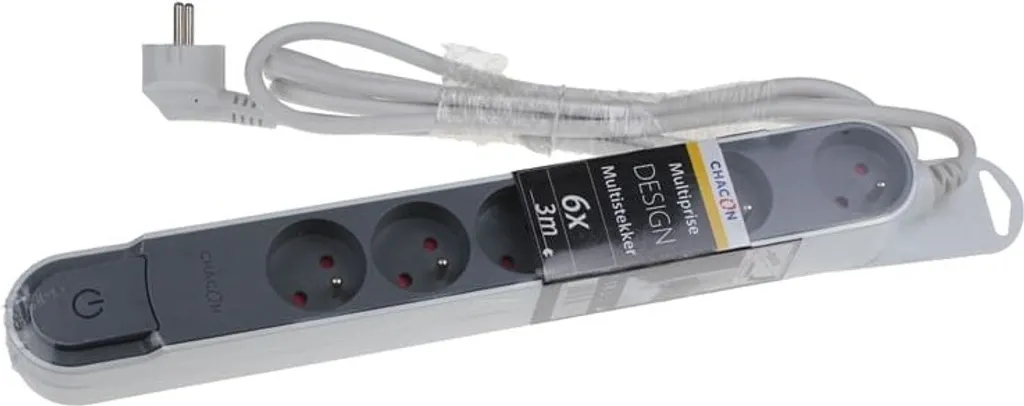 Solution Liaison Terre 3m CHACON TCD-6VOUD Link Gris Évite Surtension