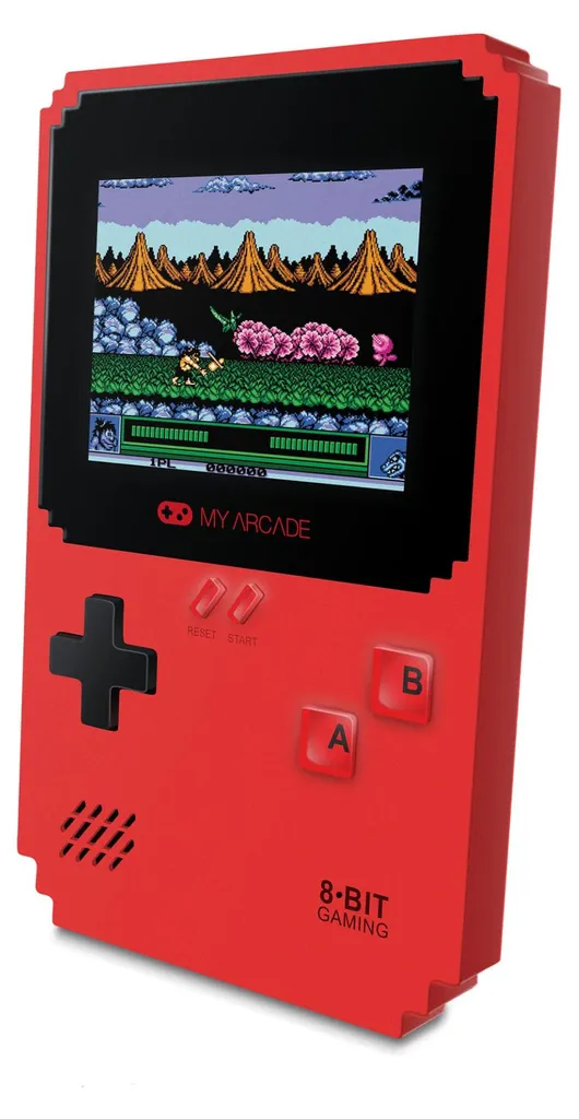Console de poche rétro Pixel Classic Rouge, mini manette avec 300 jeux