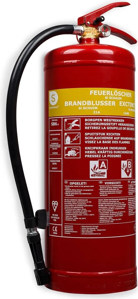 Estintore Smartwares SB6 6L a Schiuma - Prezzo Migliore Online - 18
