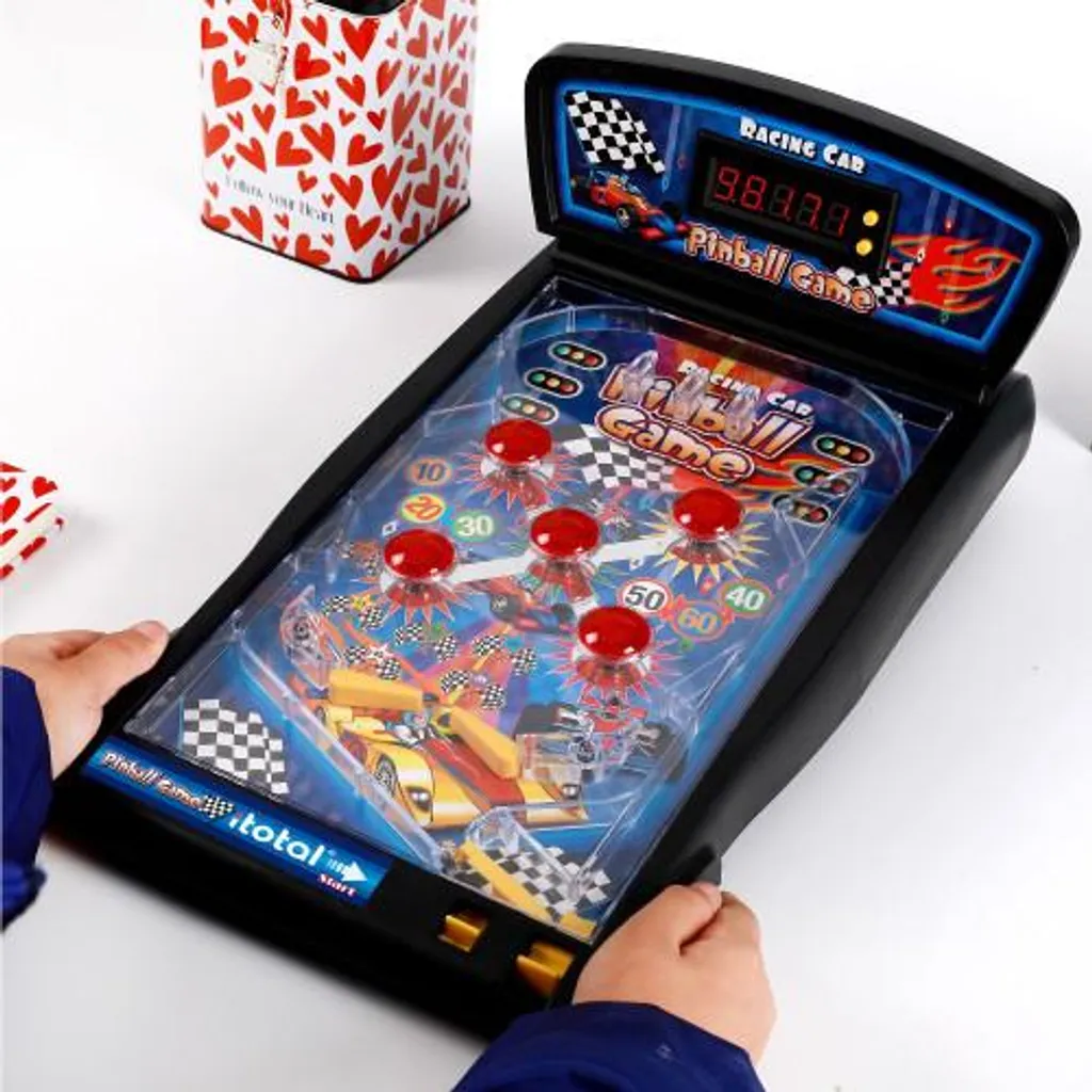 Flipper électronique Race Car Jeu d'arcade pour chambre enfant Grand modèle