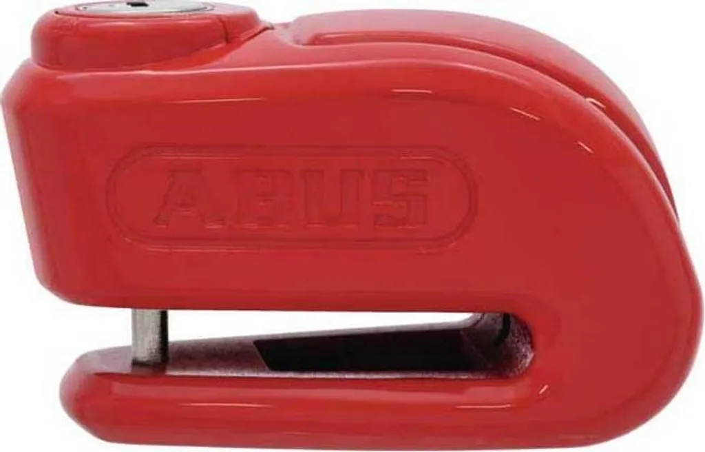 Bloque-disque Alarme 5mm Rouge : Protection Moto Abus 365 Trigger 2.0 Fixe