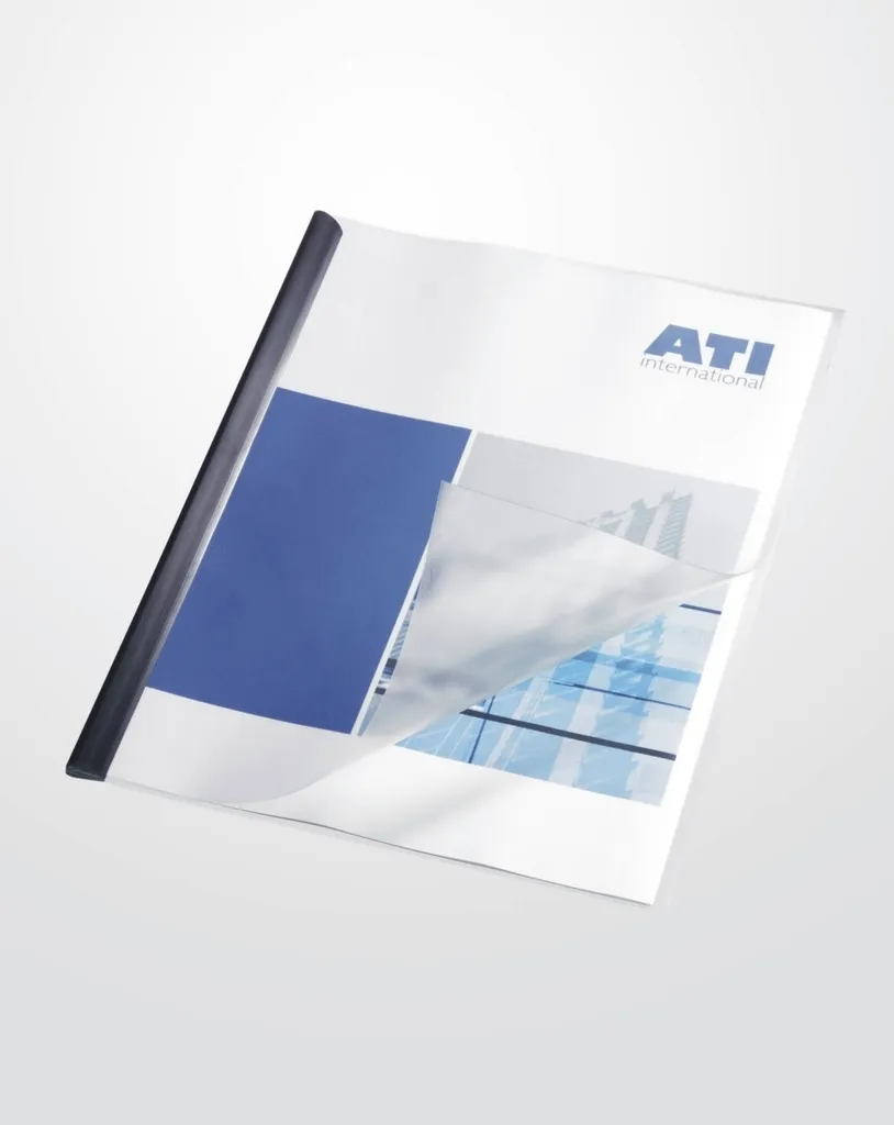 Set 50 Copertine A4 DURABLE 293919 - Trasparenza Premium per Report - 4