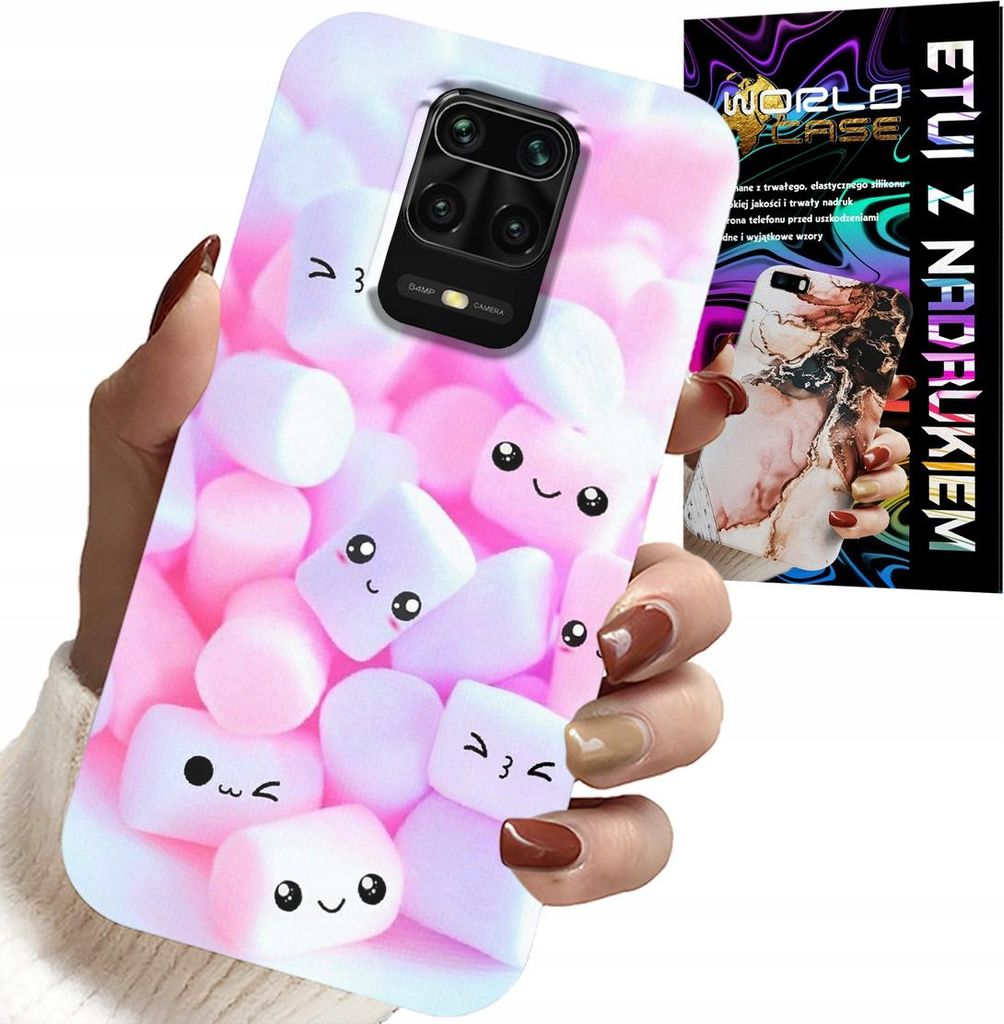 Hülle Für Xiaomi Note 9 Pro / 9S - Süsses Marshmallow-Muster, Hülle, Rückseite