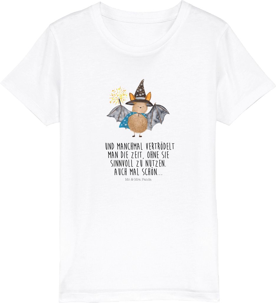 Mr. & Mrs. Panda Kleinkinder T-Shirt Fledermaus Zauberer Produktbild 