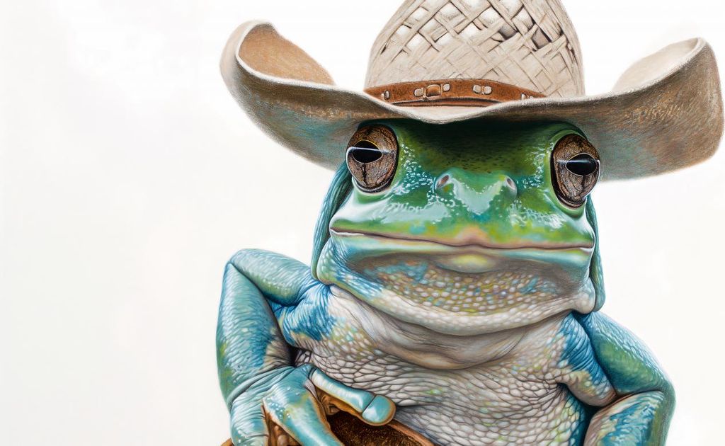 Plakat 91,3x44,5cm Cowboy aus dem Sumpf